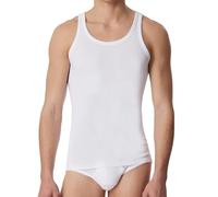 Schiesser Jacke 0/0 Doppelpack Maillot de Corps, Blanc, Large Homme