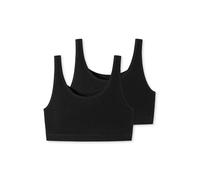 Schiesser 2pack Bustier, Noir, 42 Femme