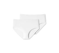 Schiesser 2PACK Midi sous-vêtement, Blanc, 40 (Lot de 2) Femme