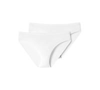 Schiesser 2PACK Tai sous-vêtement, Blanc, 44 Femme
