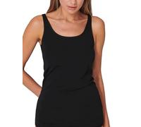 Schiesser 2PACK Trägertop sous-vêtement, Noir, 42 Femme