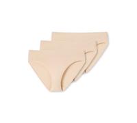 Schiesser - Slip Femme - Slip (3er Pack) - Beige (nude 410) - FR : 42 (Taille fabricant : 40)