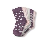 Schiesser 5 Pack Hearts Chaussettes, Assortis 2_183285, 31-34 Fille