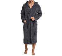SCHIESSER Peignoir long gris foncé, Taille S