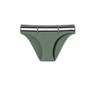 SCHIESSER Bas de bikini 'Californian Dream' kaki / noir / blanc, Taille M