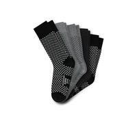 SCHIESSER Chaussettes ' Bluebird ' gris / noir, Taille 43-46