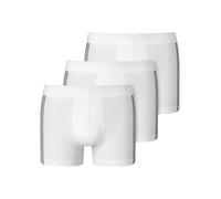 Schiesser Boxer en Coton Bio Stretch pour Homme avec Taille Souple Caleçon Boxeur, Blanc 173816
