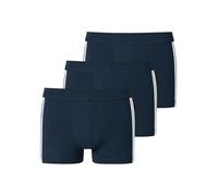 Schiesser Boxer en Coton Bio Stretch pour Homme avec Taille Souple Caleçon Boxeur, Bleu, XL