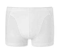 Schiesser Boxer en Coton Biologique 95/5 pour Homme avec Taille Souple Caleçon Boxeur, Blanc