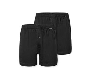 Schiesser Boxer (Pack de 2) Homme, Noir_182426, 12