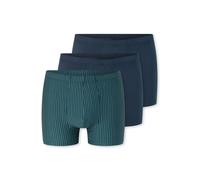 SCHIESSER Boxers ' 95/5 ' bleu foncé / vert, Taille 4XL