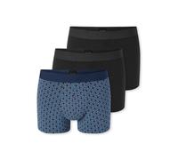 SCHIESSER Boxers ' 95/5 ' bleu / noir, Taille 4XL