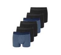 SCHIESSER Boxers ' 95/5 ' bleu / noir, Taille S