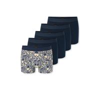 SCHIESSER Boxers '95/5 Organic Cotton' beige / bleu foncé, Taille S