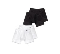SCHIESSER Boxers 'Authentic' noir / blanc, Taille M