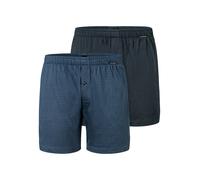 SCHIESSER Boxers 'Basic' bleu foncé / noir, Taille 5XL