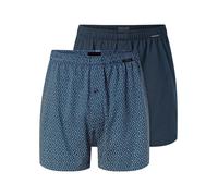 SCHIESSER Boxers 'Basic' bleu foncé, Taille XL