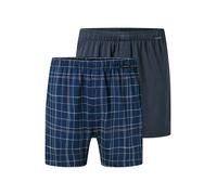 SCHIESSER Boxers 'Basic' bleu marine / bleu nuit, Taille XXL
