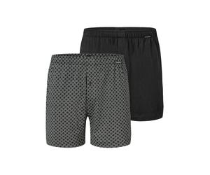 SCHIESSER Boxers ' Basic ' gris / noir, Taille XL
