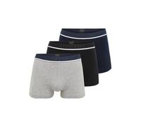 SCHIESSER Boxers bleu marine / gris chiné / noir / blanc, Taille XL