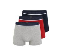 SCHIESSER Boxers bleu marine / gris / rouge / blanc, Taille M-L