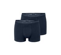 SCHIESSER Boxers bleu nuit / blanc, Taille XL
