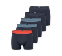 SCHIESSER Boxers bleu nuit / saphir / rouge, Taille XXXL