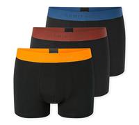 SCHIESSER Boxers bleu / orange / oxyde / noir, Taille XXL