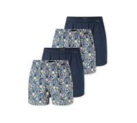 SCHIESSER Boxers ' Boxershorts ' crème / bleu foncé, Taille S
