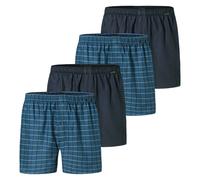 SCHIESSER Boxers En Tissu Pour Hommes, Pack De 4 - Sous-Vêtement, Coton