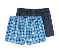 SCHIESSER Boxers En Tissu Pour Hommes, Paquet De 2 - Tissu, Sous-Vêtement, Coton