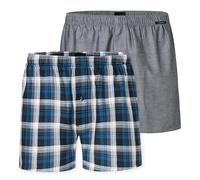 SCHIESSER Boxers En Tissu Pour Hommes, Paquet De 2 - Tissu, Sous-Vêtement, Coton