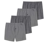 SCHIESSER Boxers gris / blanc, Taille XXL