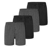 SCHIESSER Boxers gris / noir, Taille M