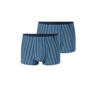 SCHIESSER Boxers ' Long Life Soft ' bleu / bleu clair, Taille XL