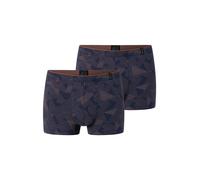 SCHIESSER Boxers ' Long Life Soft ' bleu foncé, Taille XXXL