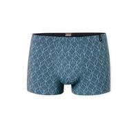 SCHIESSER Boxers 'Long Life Soft' bleu-gris / noir, Taille XXXL