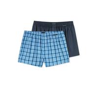 SCHIESSER Boxers marine / azur / bleu clair / blanc, Taille XXL