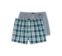 SCHIESSER Boxers 'Multipack' bleu / gris / vert, Taille XXXL