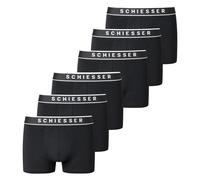 SCHIESSER Boxers noir / blanc, Taille L