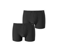 SCHIESSER Boxers 'Pure Micro' noir / blanc, Taille XXL