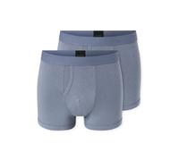 SCHIESSER Boxers ' Rib Essentials ' bleu fumé, Taille S