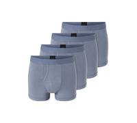 SCHIESSER Boxers ' Rib Essentials ' bleu / gris, Taille L