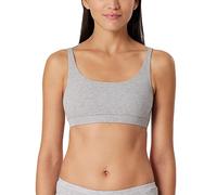 Schiesser Bustier Organic Cotton-Pure Rib, Gris chiné_179880, 40 Femme