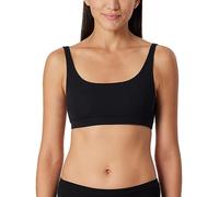 Schiesser Bustier Organic Cotton-Pure Rib, Noir_179880, 38 Femme