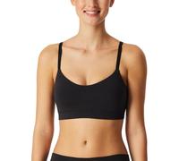 Schiesser Bustier pour Femme avec Coussinets Amovibles - Unique Cotton, Noir_183130, 36