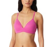 Schiesser Bustier sans Couture pour Femme à Bretelles Spaghetti avec Coussinets Amovibles - Invisible Soft, Fuchsia, 40