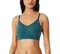 Schiesser Bustier sans Couture pour Femme avec Bretelles Spaghetti Amovibles - Invisible Soft, Vert, 38
