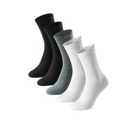 SCHIESSER Chaussettes ' Bluebird ' gris / noir / blanc, Taille 35-38