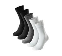 SCHIESSER Chaussettes 'Bluebird' gris / noir / blanc, Taille 39-42